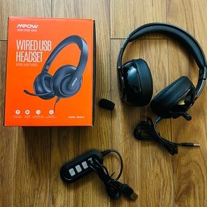 Wired USB HEADSET for PC And laptop